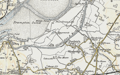 Old map of Shepherd's Patch in 1898-1900
