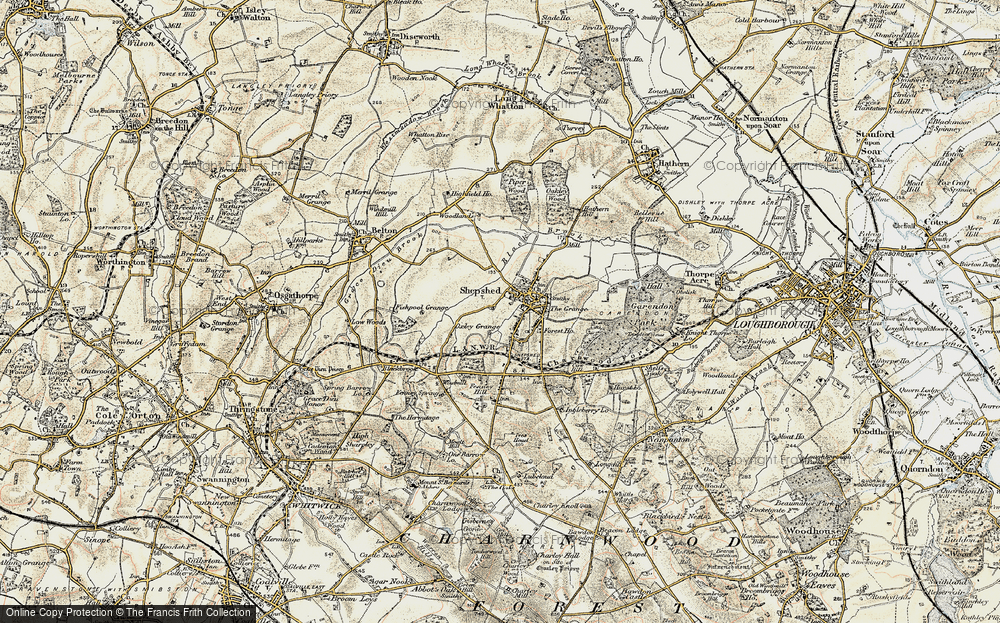 Old Map of Shepshed, 1902-1903 in 1902-1903