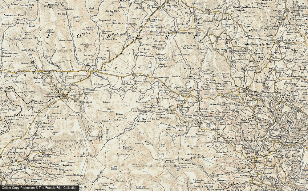 Old Map of Sherberton, 1899-1900 in 1899-1900