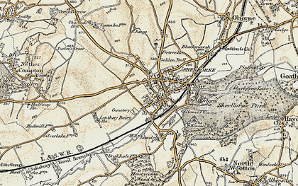 Old map of Ambrose Hill in 1899