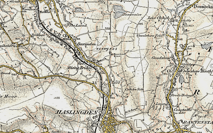 Old map of Sherfin in 1903