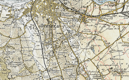 Old map of Sheriff Hill in 1901-1904