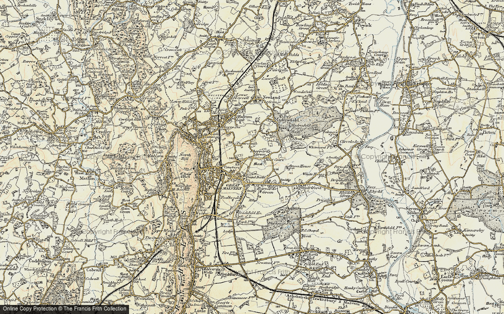 Old Map of Sherrard's Green, 1899-1901 in 1899-1901