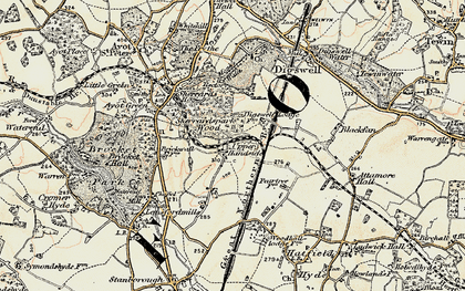 Old map of Sherrardspark in 1898