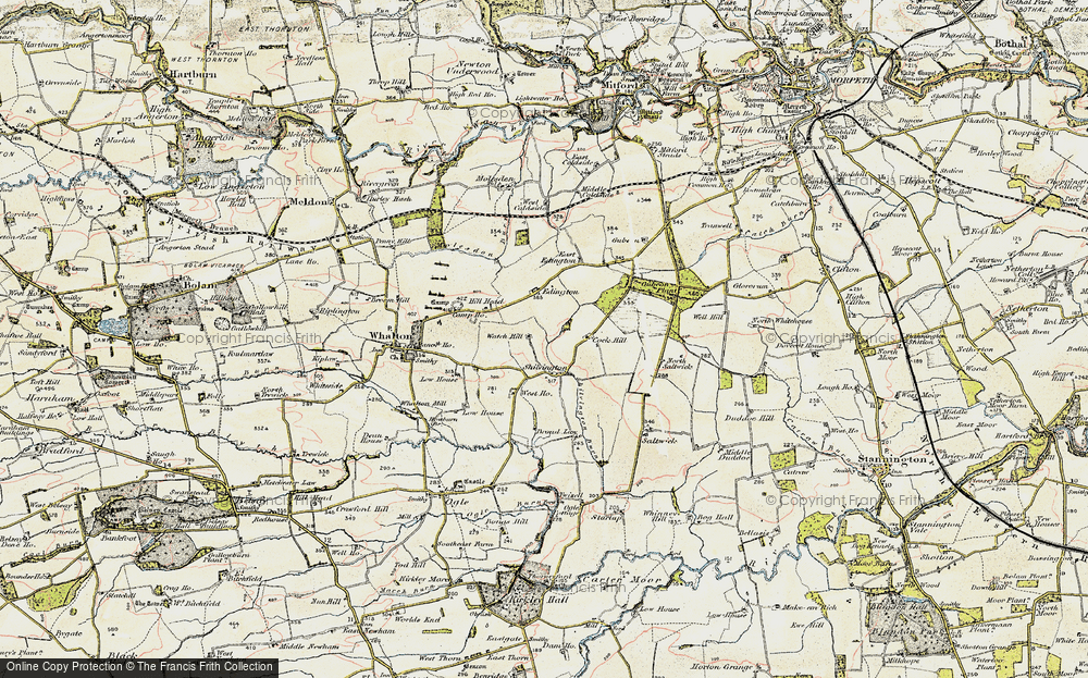 Old Map of Shilvington, 1901-1903 in 1901-1903