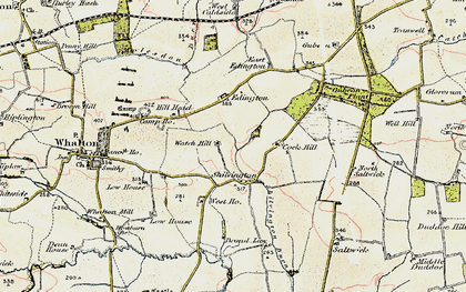 Old map of Shilvington in 1901-1903