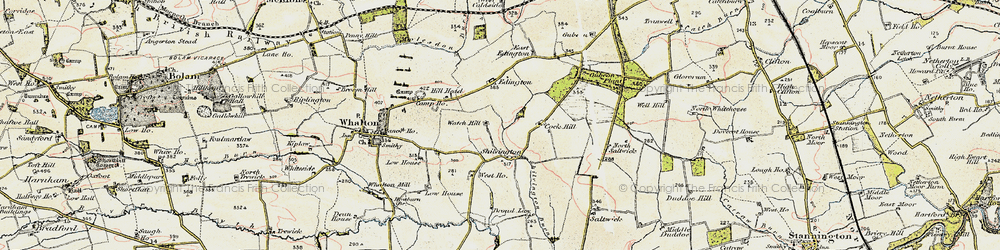Old map of Shilvington in 1901-1903