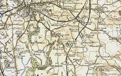 Old map of Shincliffe in 1901-1904