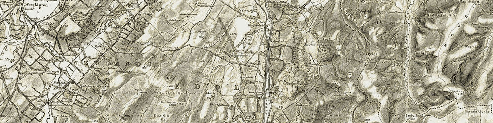 Old map of Shiplaw in 1903-1904