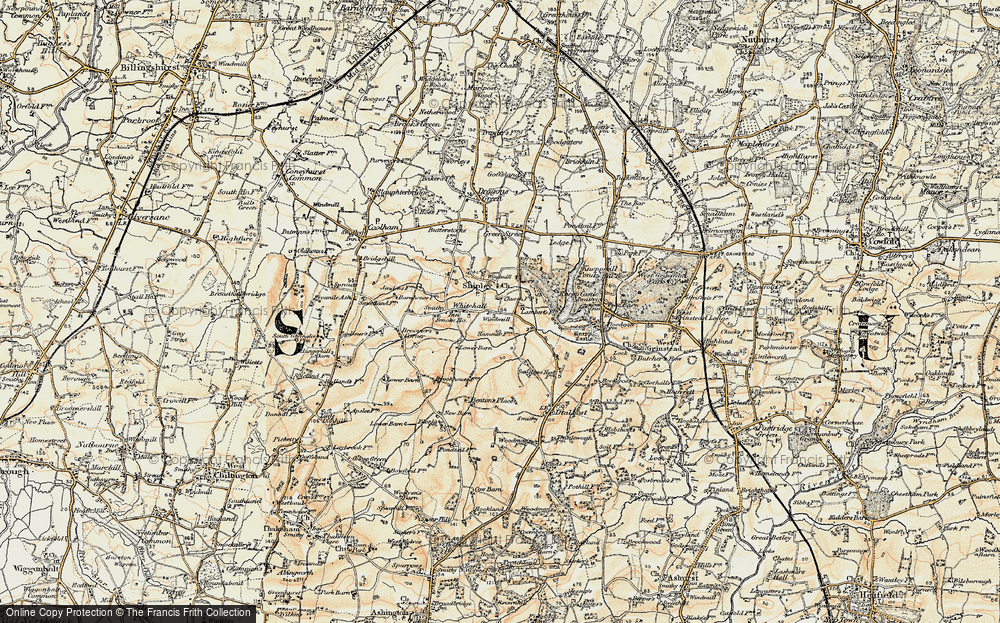 Old Map of Shipley, 1898 in 1898