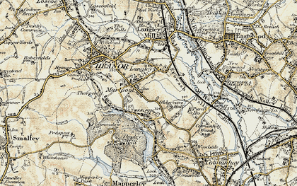 Old map of Shipley in 1902-1903