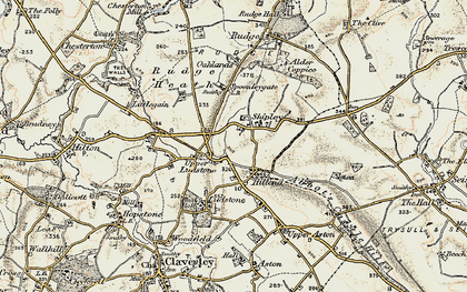 Old map of Shipley in 1902