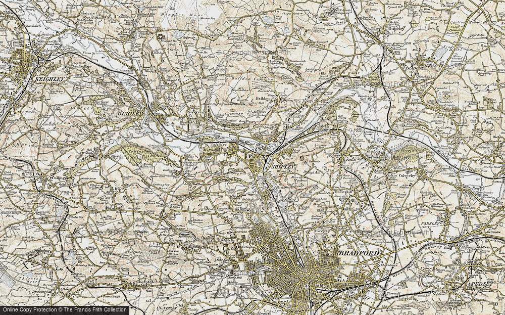 Old Map of Shipley, 1903-1904 in 1903-1904
