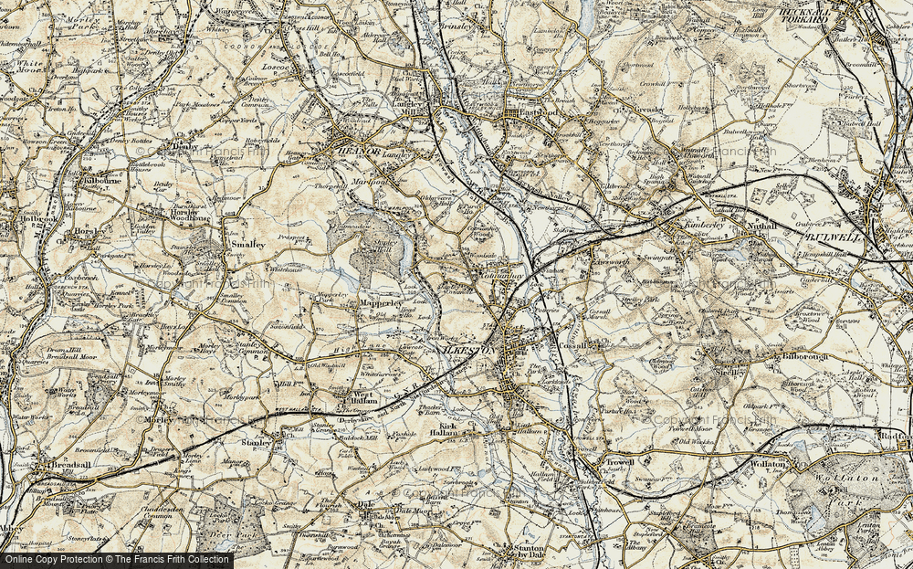 Old Map of Shipley Common, 1902-1903 in 1902-1903
