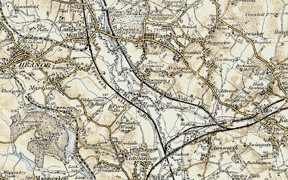 Old map of Shipley Gate in 1902-1903