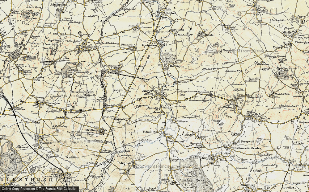 Old Map of Shipston-on-Stour, 1899-1901 in 1899-1901