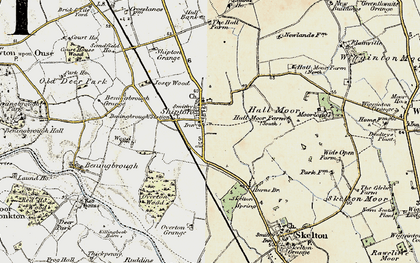 Old map of Shipton in 1903-1904