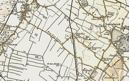 Old map of Shirdley Hill in 1902-1903