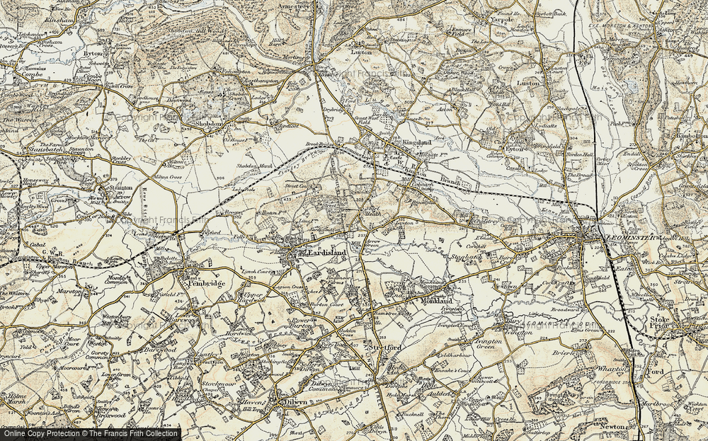 Old Map of Shirl Heath, 1900-1903 in 1900-1903