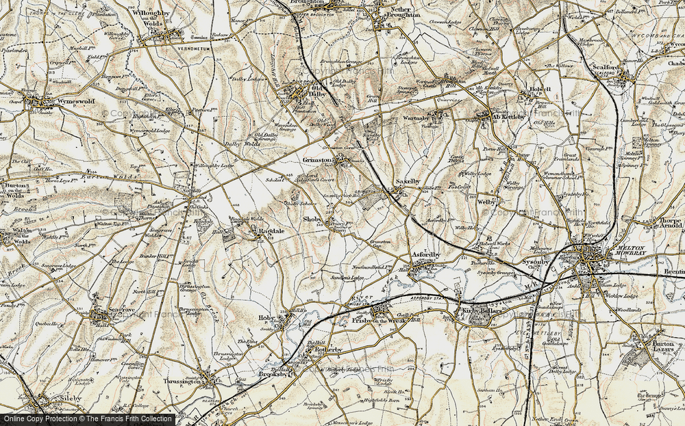 Old Map of Shoby, 1902-1903 in 1902-1903