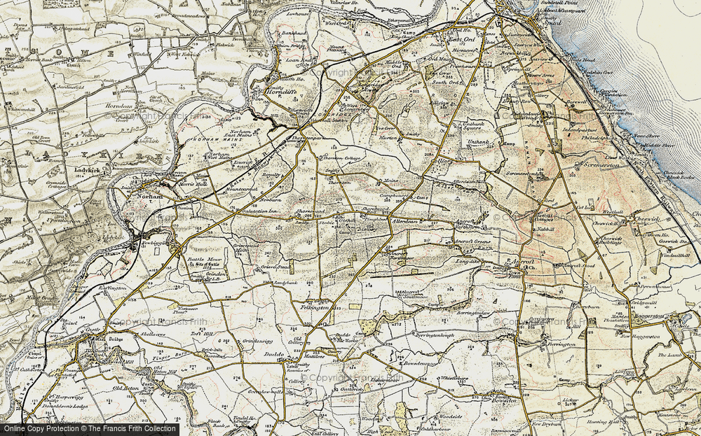 Old Map of Shoresdean, 1901-1903 in 1901-1903