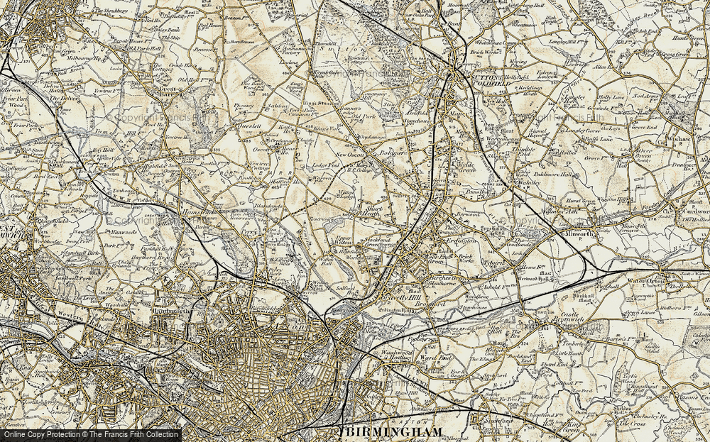 Old Map of Short Heath, 1902 in 1902
