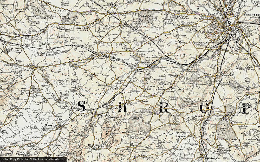Old Map of Shorthill, 1902 in 1902