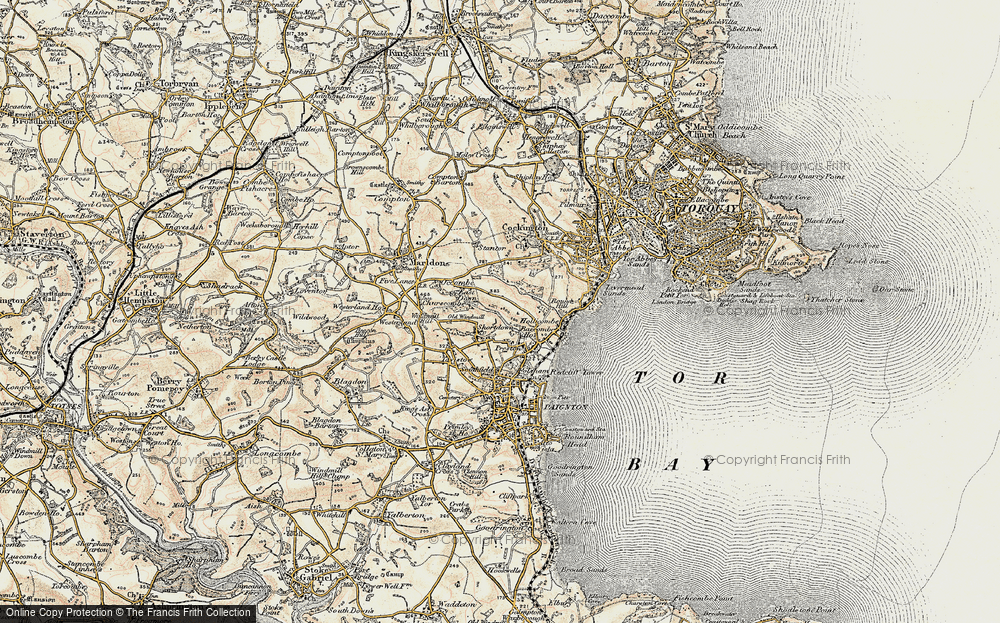 Old Map of Shorton, 1899 in 1899