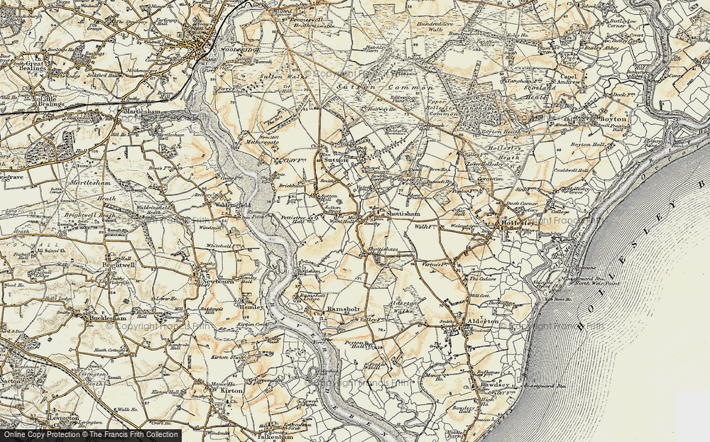 Old Maps of Shottisham, Suffolk - Francis Frith