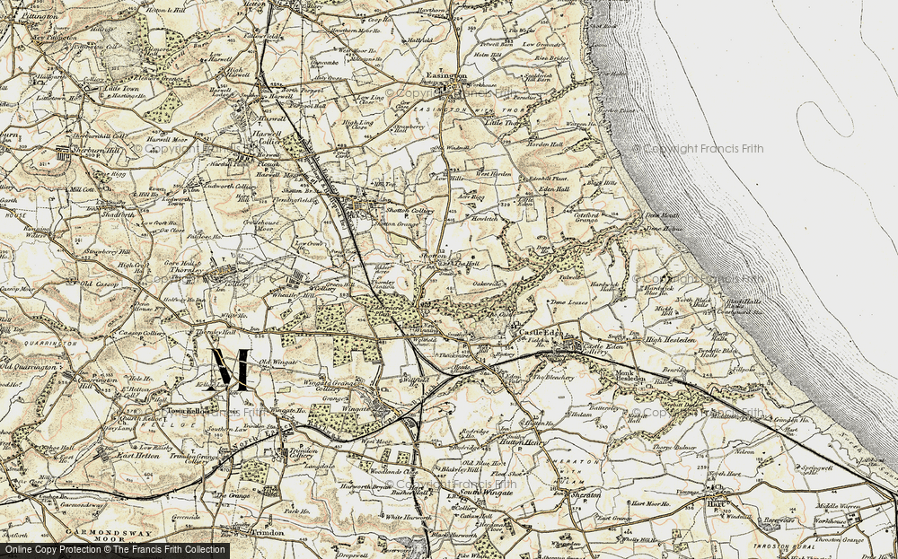 Old Map of Shotton, 1901-1904 in 1901-1904