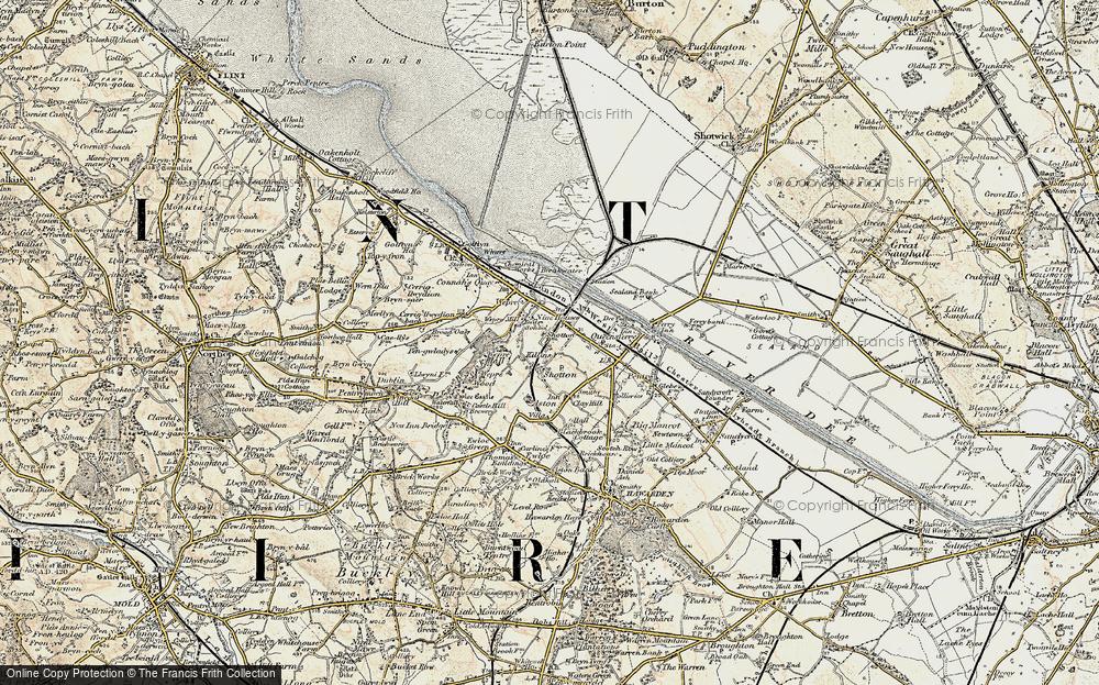 Old Map of Shotton, 1902-1903 in 1902-1903