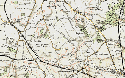 Old map of Shotton in 1903-1904