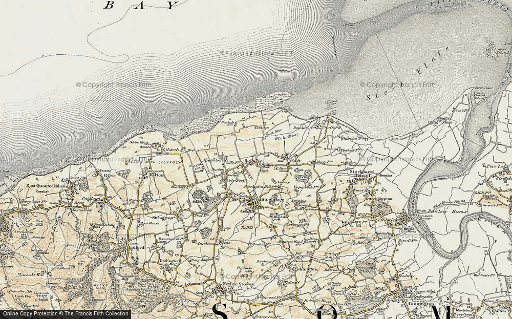 Old Map of Shurton, 1898-1900 in 1898-1900