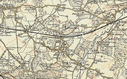Old map of Sidcup in 1897-1902