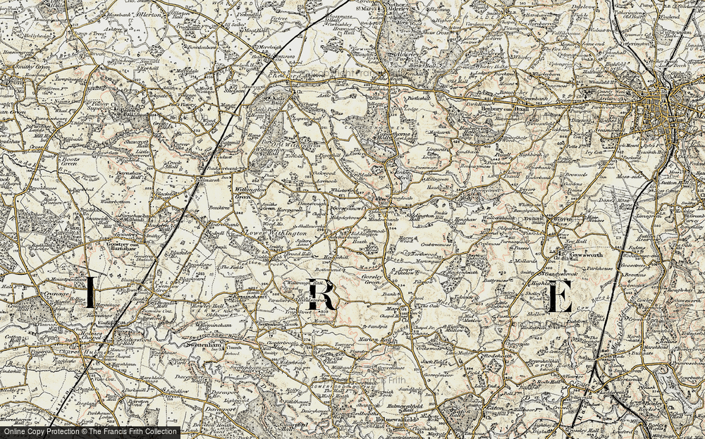 Old Map of Siddington Heath, 1902-1903 in 1902-1903