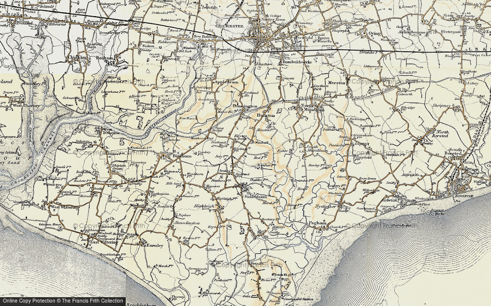 Old Map of Sidlesham Common, 1897-1899 in 1897-1899
