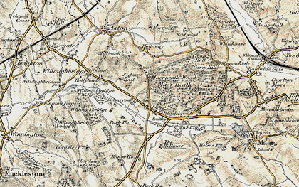 Old map of Sidway in 1902