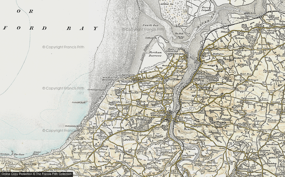 Old Map of Silford, 1900 in 1900