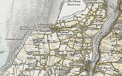 Old map of Silford in 1900