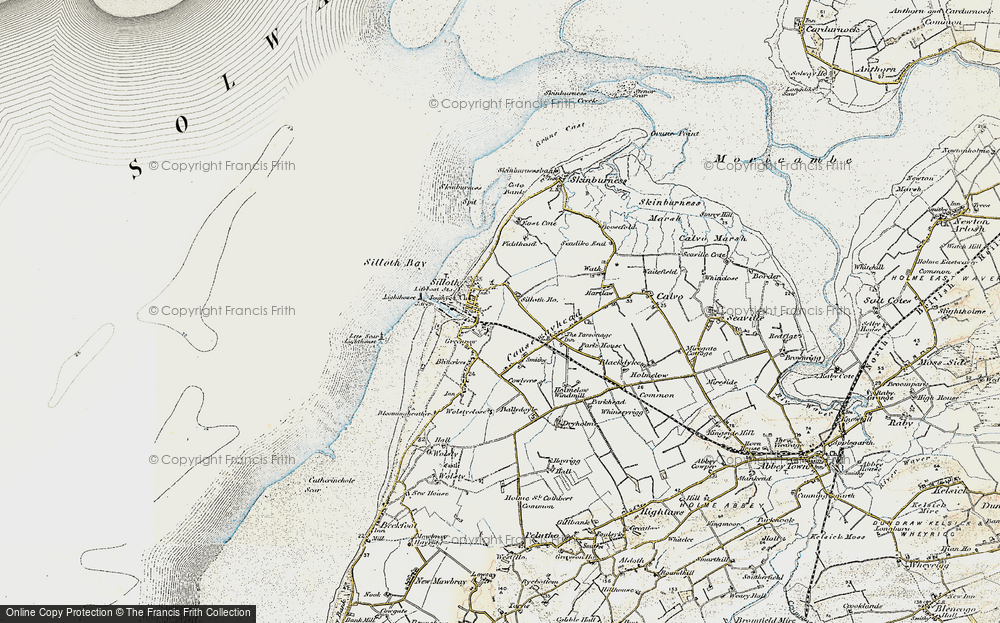 Old Map of Historic Map covering Causewayhead in 1901-1904