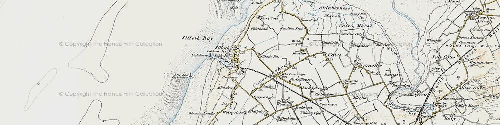 Old map of Causewayhead in 1901-1904