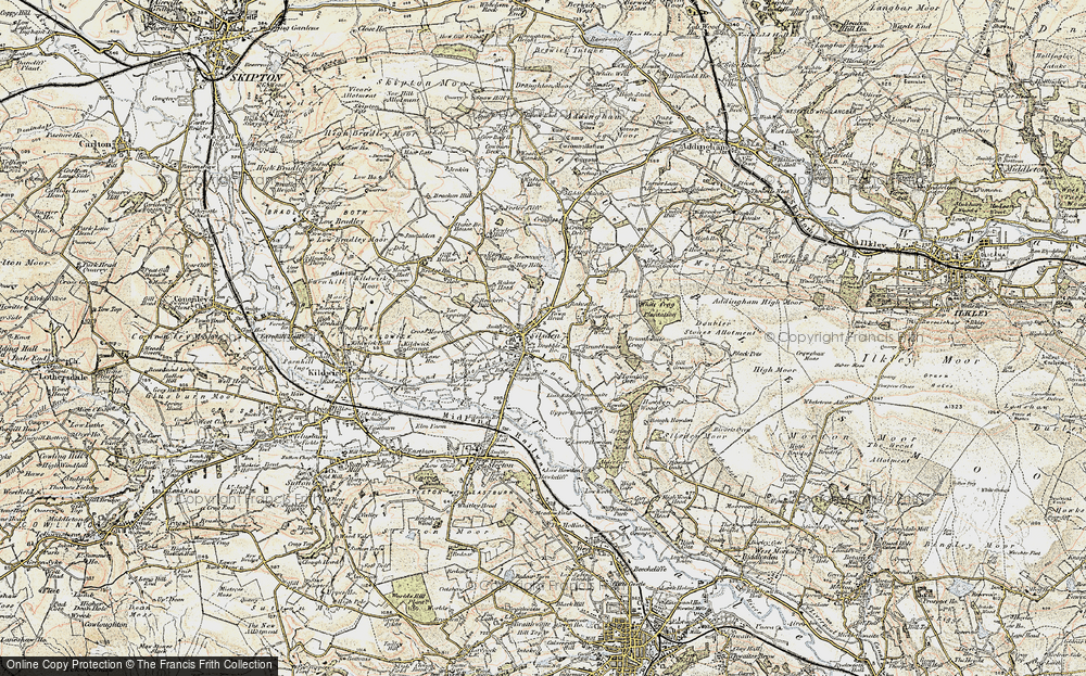 Old Map of Silsden, 1903-1904 in 1903-1904