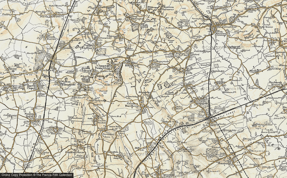 Old Map of Silver Knap, 1899 in 1899