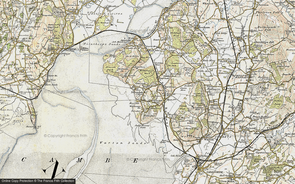 Old Map of Silverdale, 1903-1904 in 1903-1904