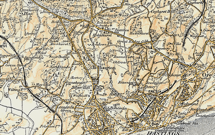 Old map of Silverhill Park in 1898
