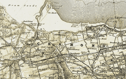 Old map of Silverknowes in 1903-1906