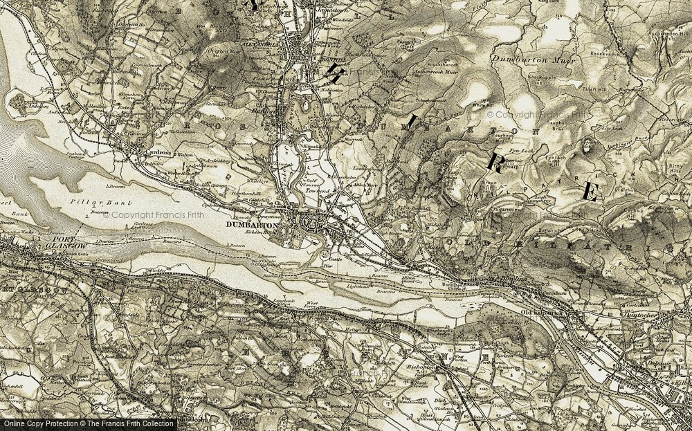 Old Map of Silverton, 1905-1907 in 1905-1907