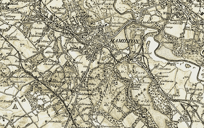 Old map of Silvertonhill in 1904-1905