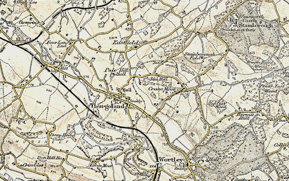 Old map of Sim Hill in 1903
