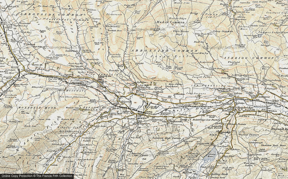 Old Map of Simonstone, 1903-1904 in 1903-1904